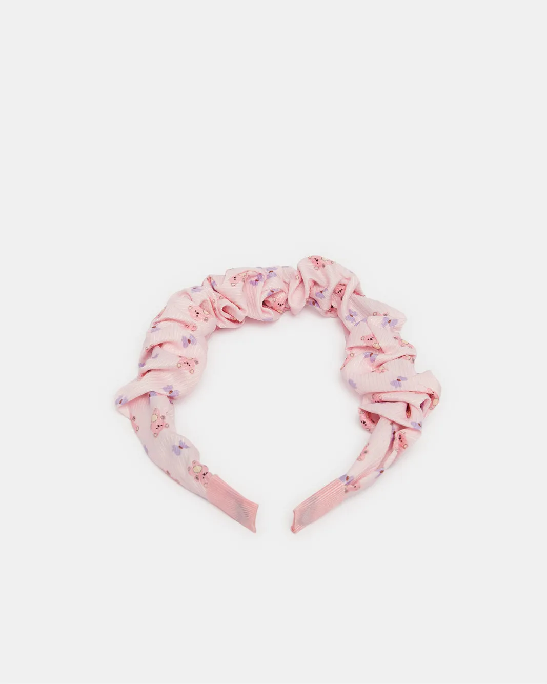 Girls Pink And White Embellished Headband Set (2 Piece) sold by Redtag product image thumbnail 2