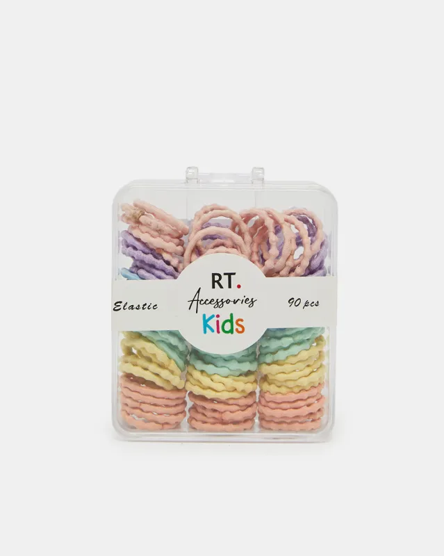 Girls Assorted Elastic Bobbles Pack sold by Redtag
