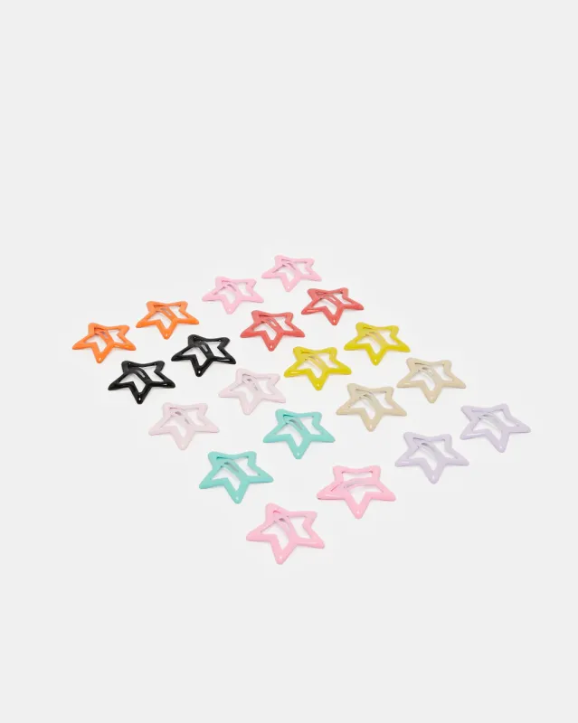 Girls Assorted Embellished Hair Clips Set (Pack of 20) sold by Redtag