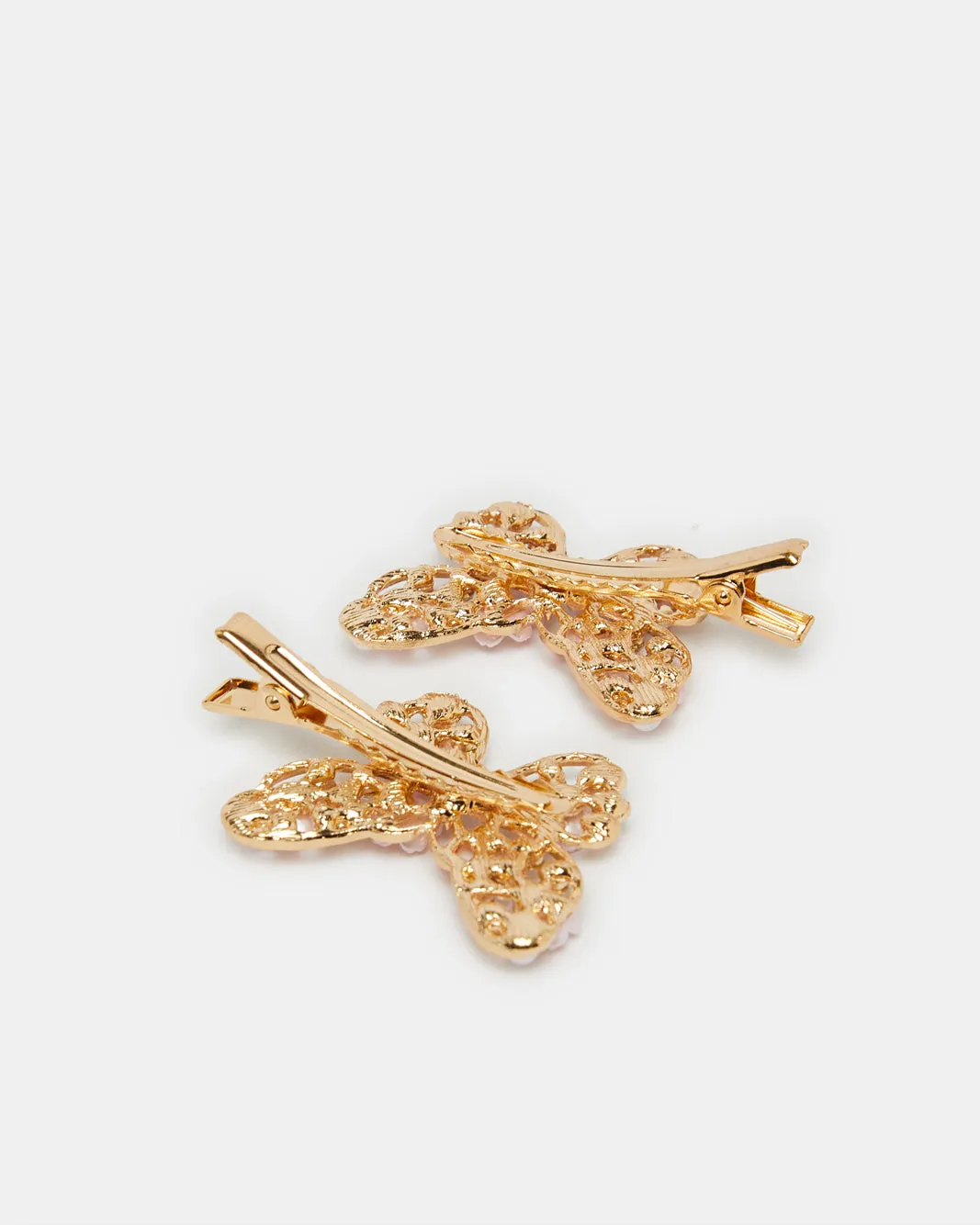 Girls Gold Embellished Hair Clips Set (Pack of 2) sold by Redtag product image thumbnail 3