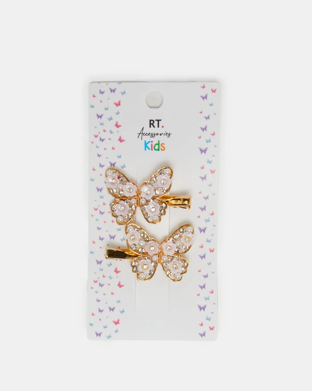 Girls Gold Embellished Hair Clips Set (Pack of 2) sold by Redtag
