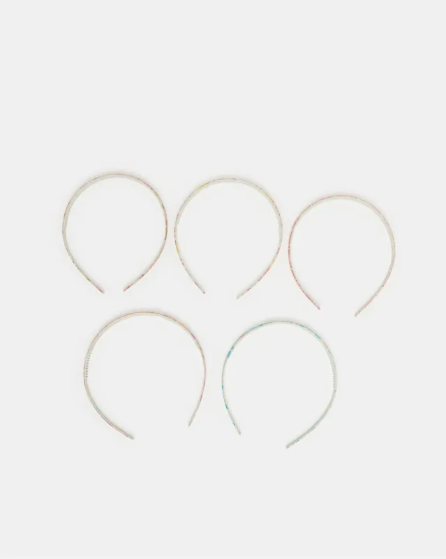 Girls Assorted Headband Set (Pack of 5) sold by Redtag