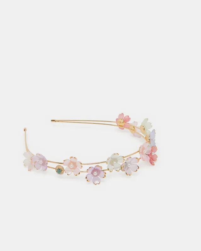 Girls Gold Embellished Headband sold by Redtag