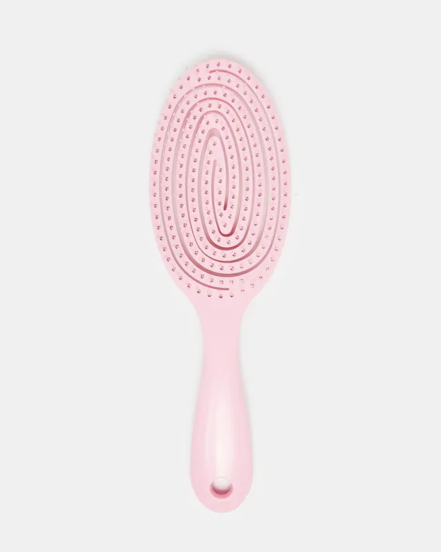 Women Pink Wet Hair Brush sold by Redtag
