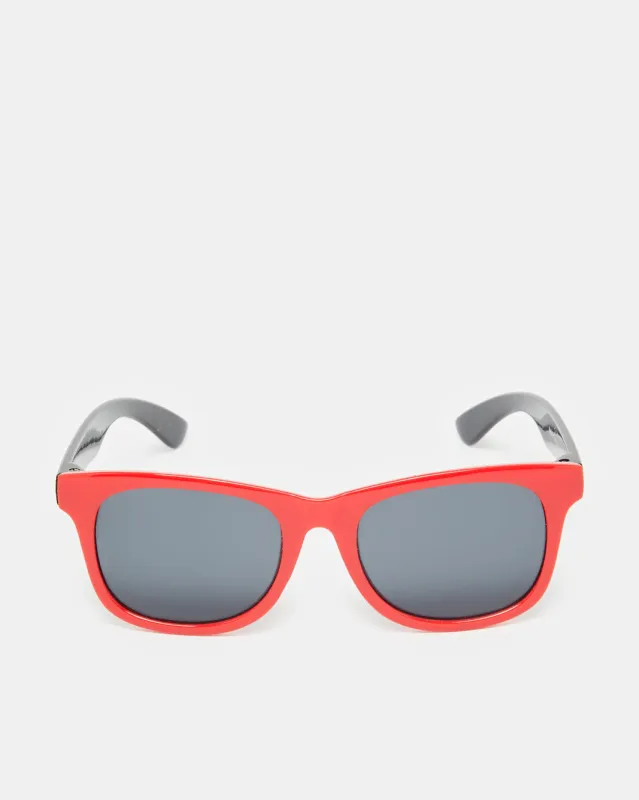 Boys Red Wayfarer Sunglasses sold by Redtag