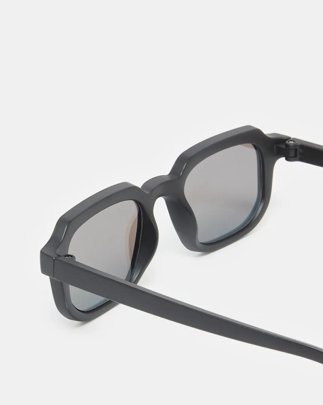 Boys Black Wayfarer Sunglasses With Revo Effect sold by Redtag product image thumbnail 2