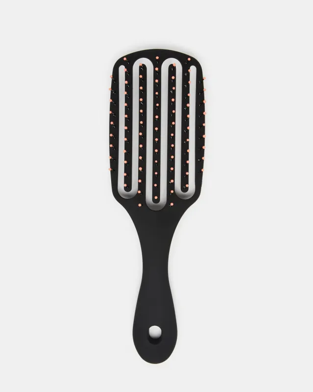 Women Black Wet Hair Brush sold by Redtag