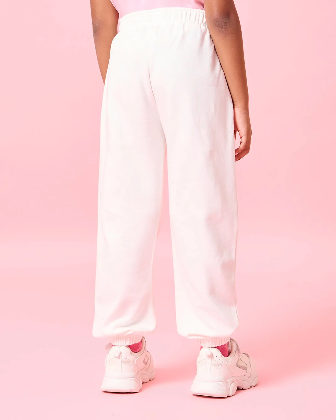 Girls Ivory Placement Print Active Pants sold by Redtag product image thumbnail 3