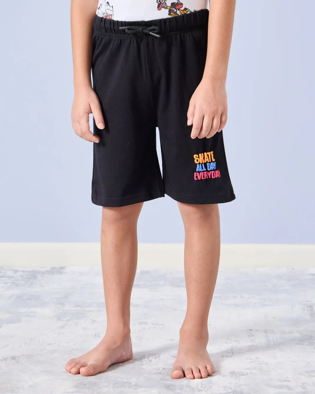 Boys White & Black Printed Pyjama Set (2 Piece) sold by Redtag product image thumbnail 3