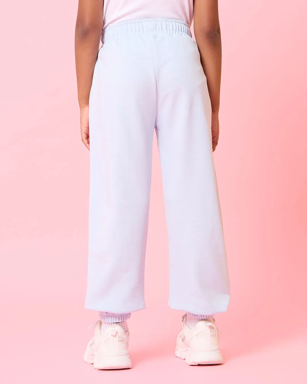 Girls Blue Printed Active Track Pants sold by Redtag product image thumbnail 3