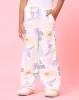 Girls Ivory Graffiti Printed Active Track Pants sold by Redtag