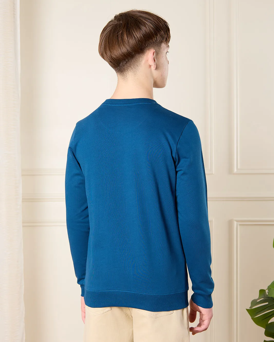 Senior Boys Blue Dragon Printed Sweatshirt sold by Redtag product image thumbnail 3