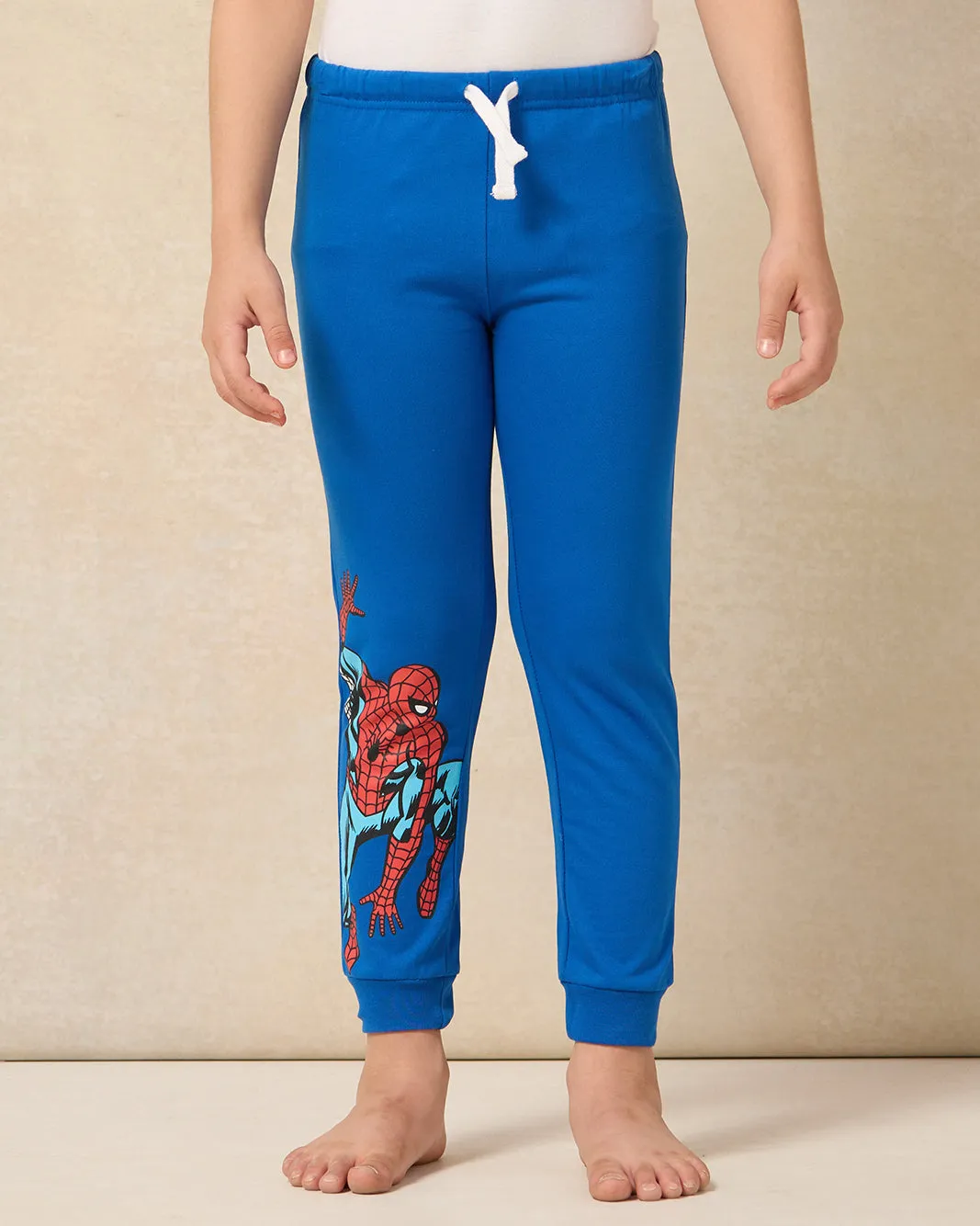 Boys White And Blue Spiderman Pyjama Set (2 Piece) sold by Redtag product image thumbnail 3