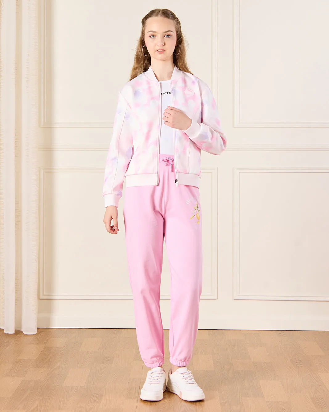 Girls Pink Plain Track Pants sold by Redtag product image thumbnail 2