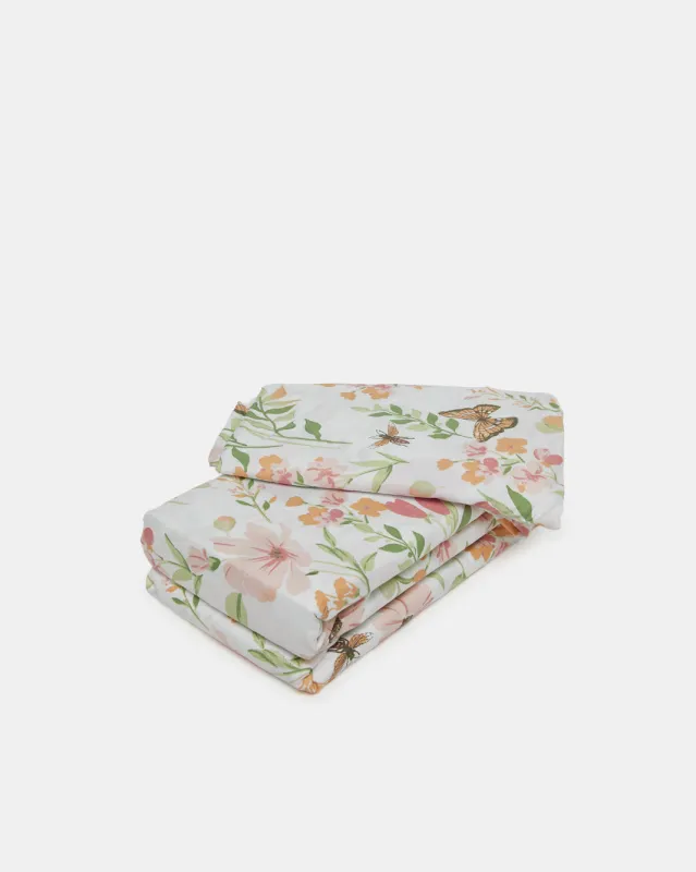 Pink 2 Piece Floral Printed Flat Sheet 
(Single Size) sold by Redtag
