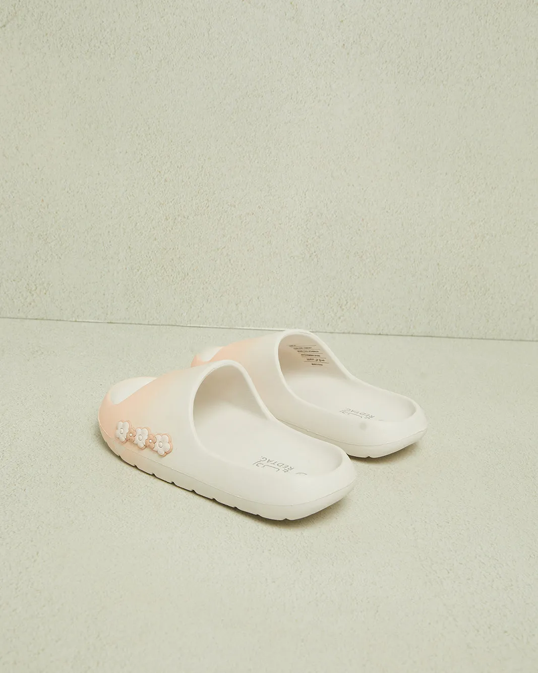Senior Girls White Ombre Slide sold by Redtag product image thumbnail 5