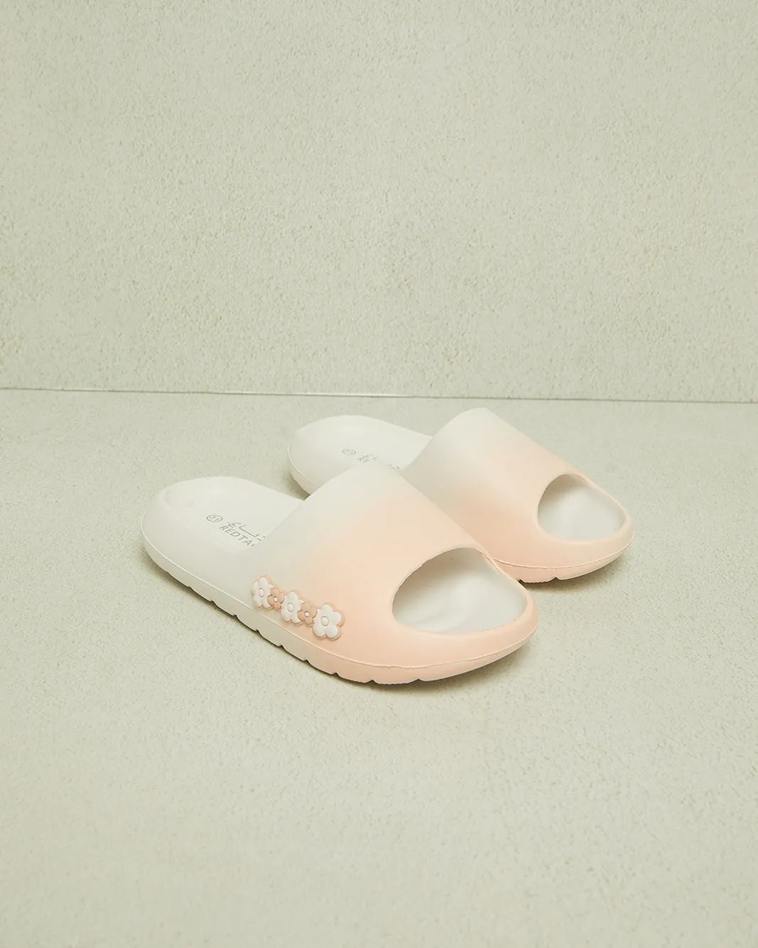 Senior Girls White Ombre Slide sold by Redtag product image thumbnail 3
