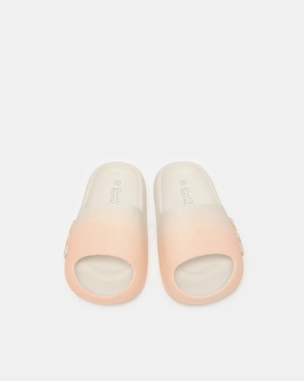 Senior Girls White Ombre Slide sold by Redtag product image thumbnail 4