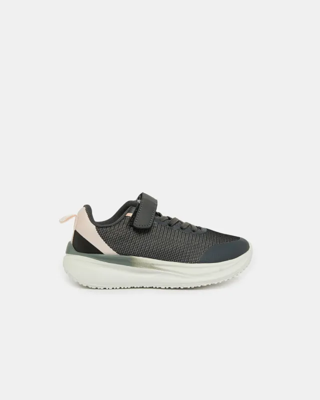 Senior Girls Grey Mesh Trainer sold by Redtag
