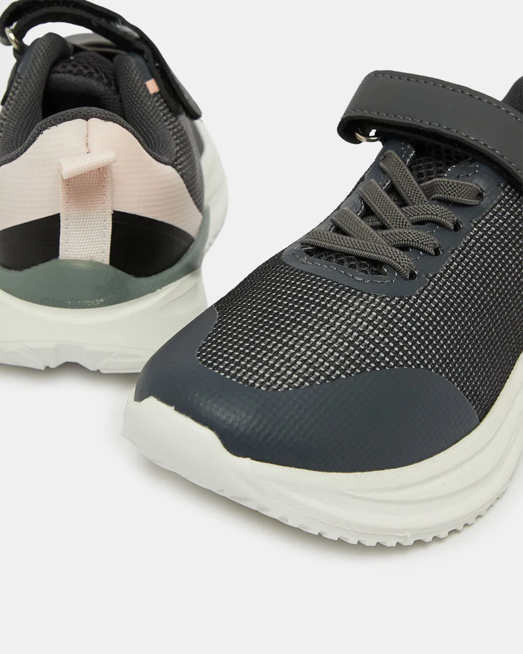 Senior Girls Grey Mesh Trainer sold by Redtag product image thumbnail 4
