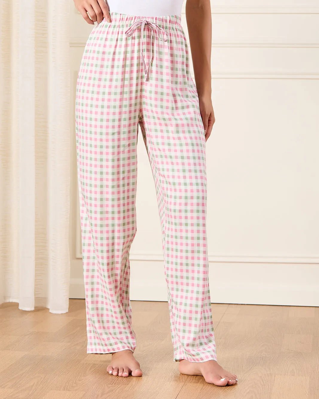 Women Yellow Printed Pajama Set (2 Piece) sold by Redtag product image thumbnail 3