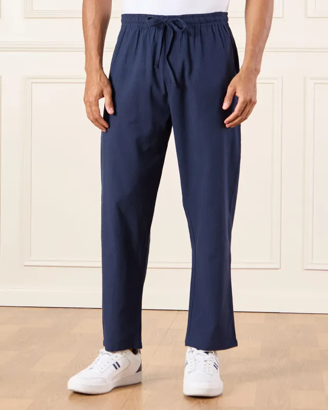 Men Navy Pyjama Bottom sold by Redtag