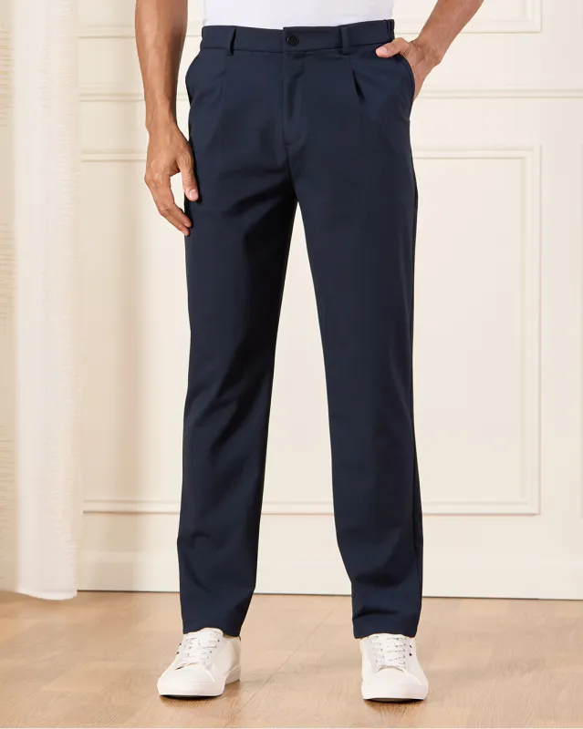 Men Navy Formal Trousers sold by Redtag