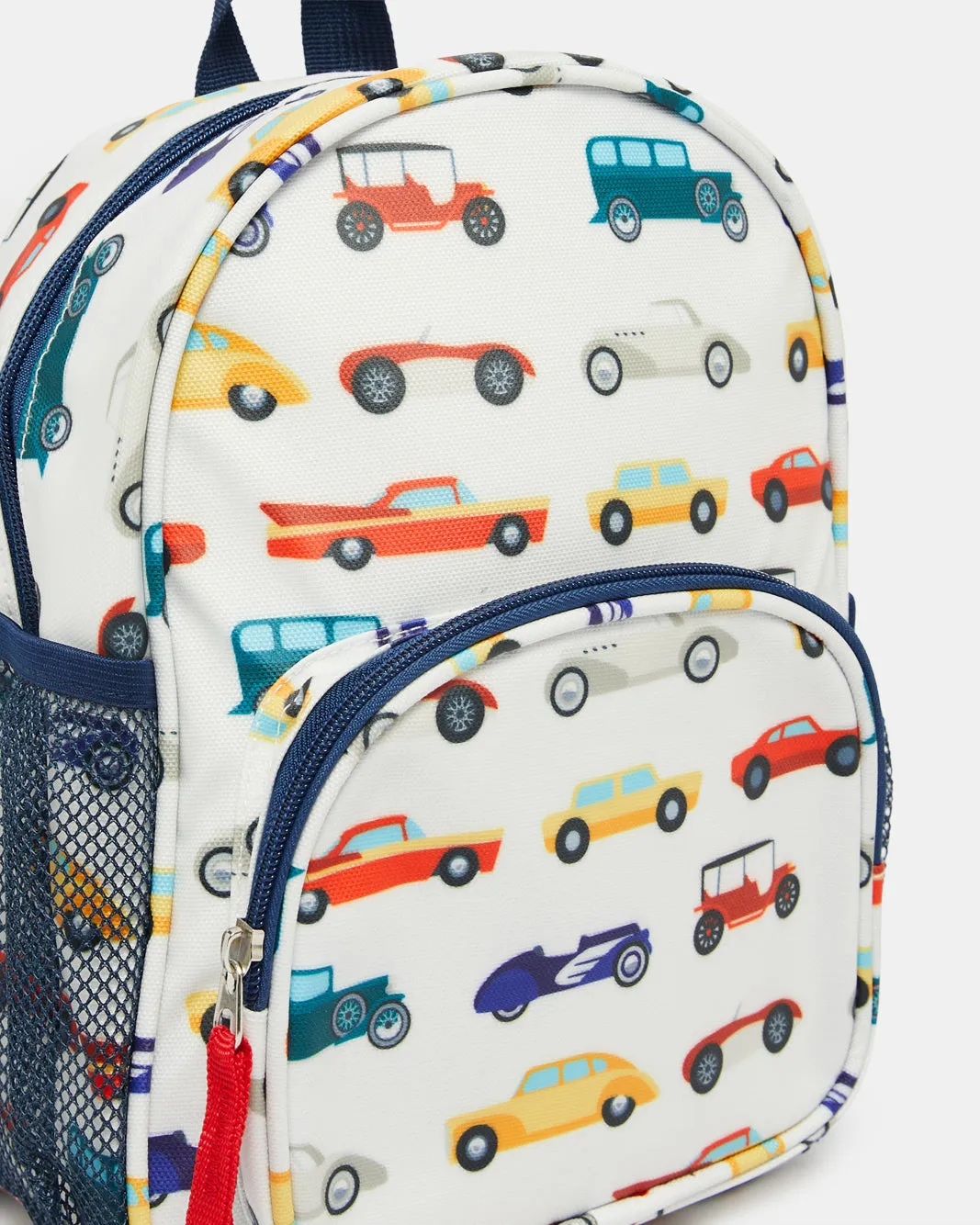 Boys Beige Cars Printed Backpack sold by Redtag product image thumbnail 3