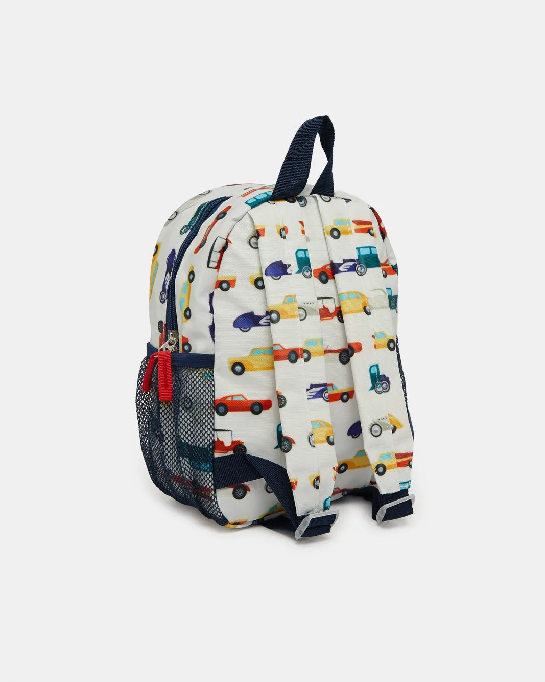 Boys Beige Cars Printed Backpack sold by Redtag product image thumbnail 2