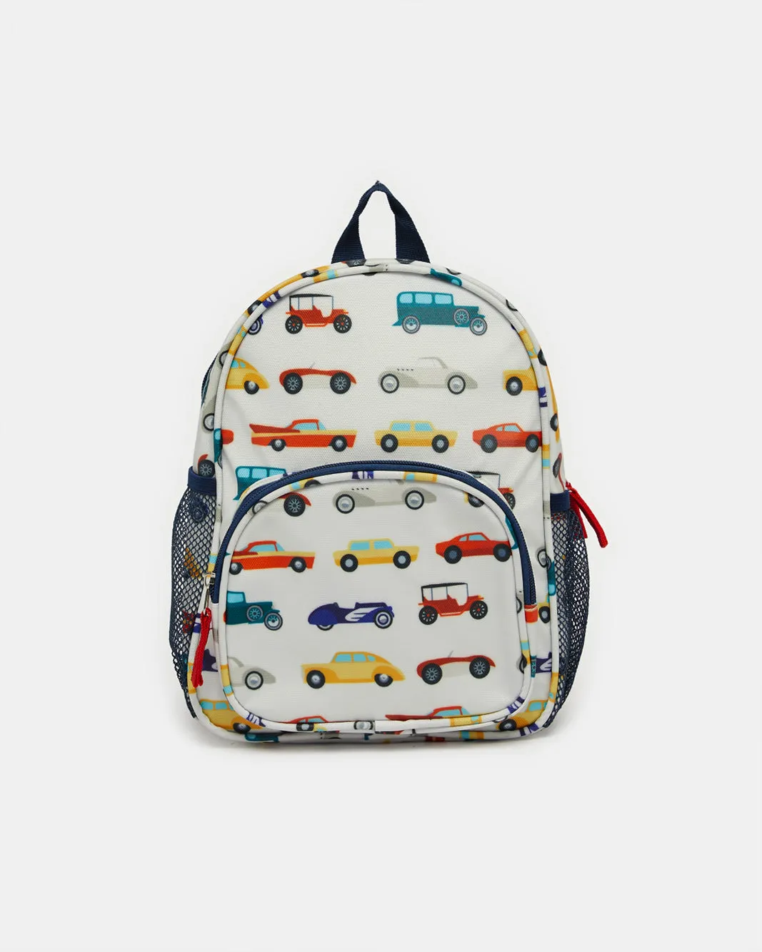 Boys Beige Cars Printed Backpack sold by Redtag