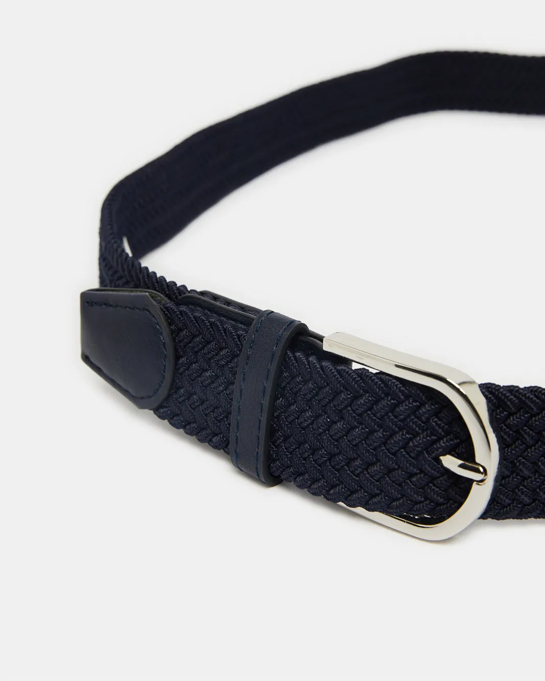 Men Navy Elastic Belt sold by Redtag product image thumbnail 3