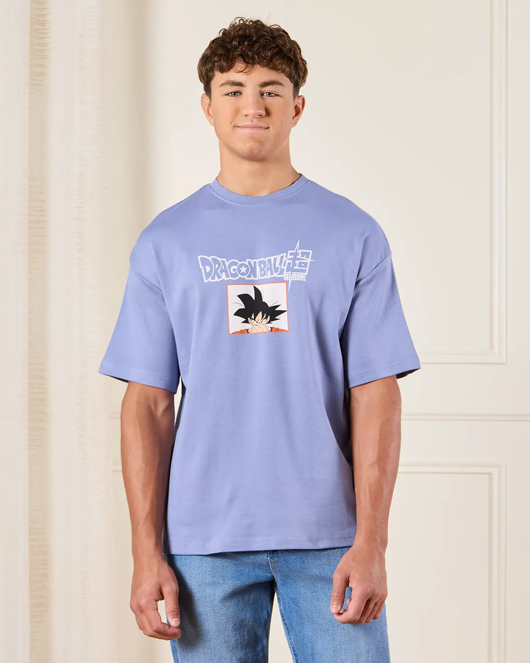 Senior Boys Blue Dragon Ball Z T-Shirt sold by Redtag