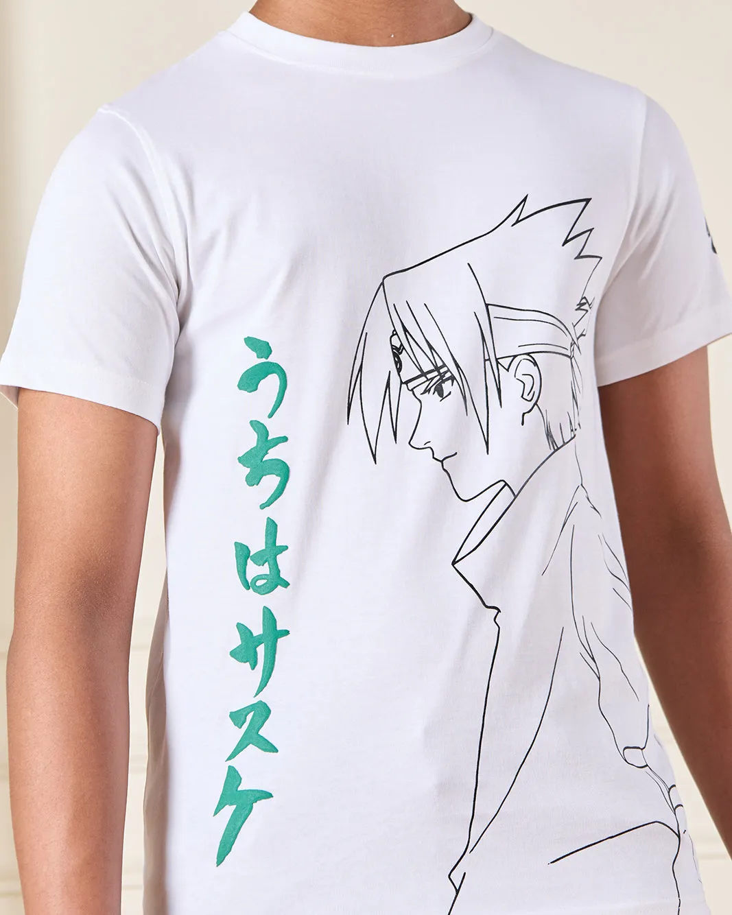 Senior Boys White Naruto Print T-Shirt sold by Redtag product image thumbnail 4