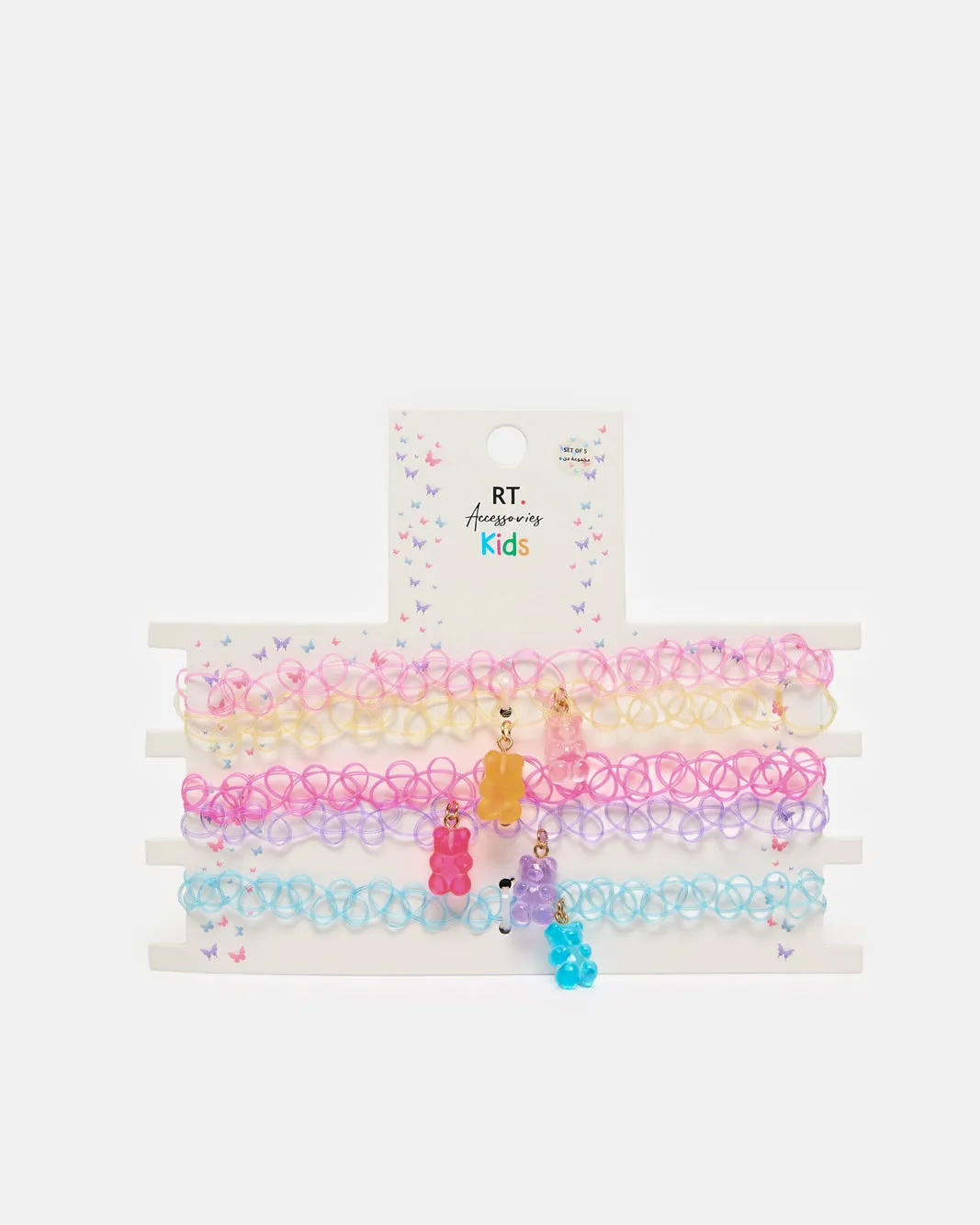 Girls Assorted Embellished Choker Set (5 Piece) sold by Redtag product image thumbnail 2