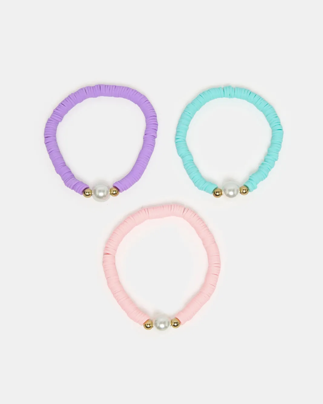 Girls Assorted Embellished Bracelet Set (3Piece) sold by Redtag