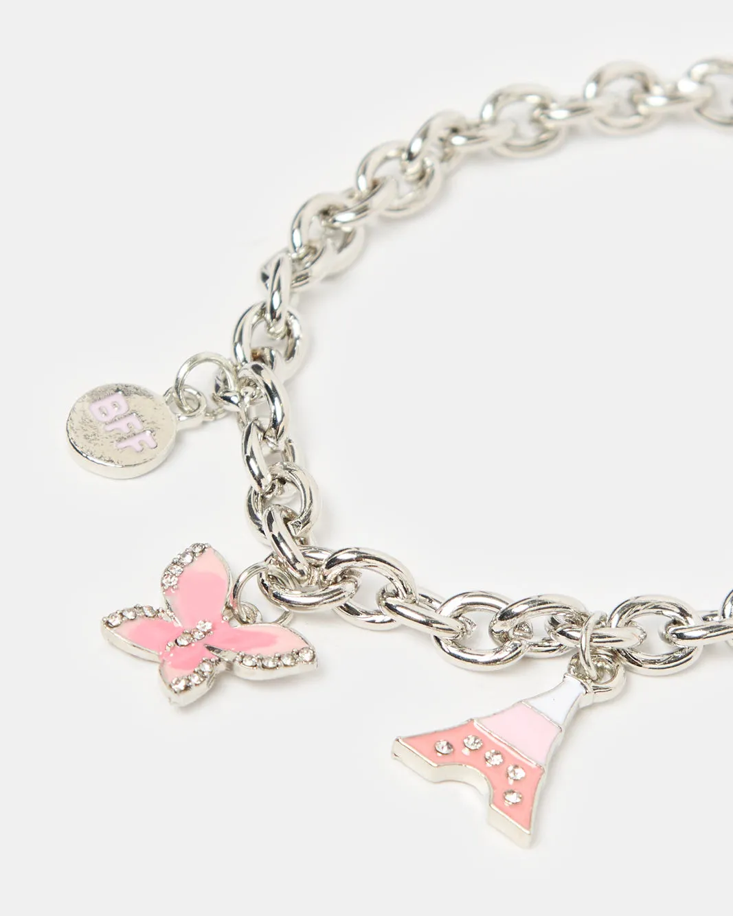 Girls Silver Embellished Bracelet sold by Redtag product image thumbnail 3
