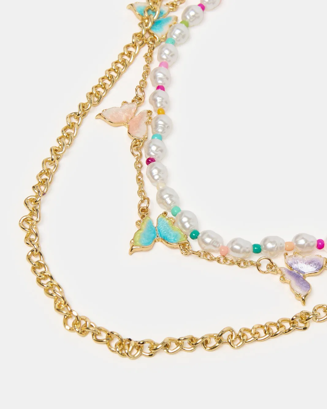 Girls Gold Embellished Necklace sold by Redtag product image thumbnail 2