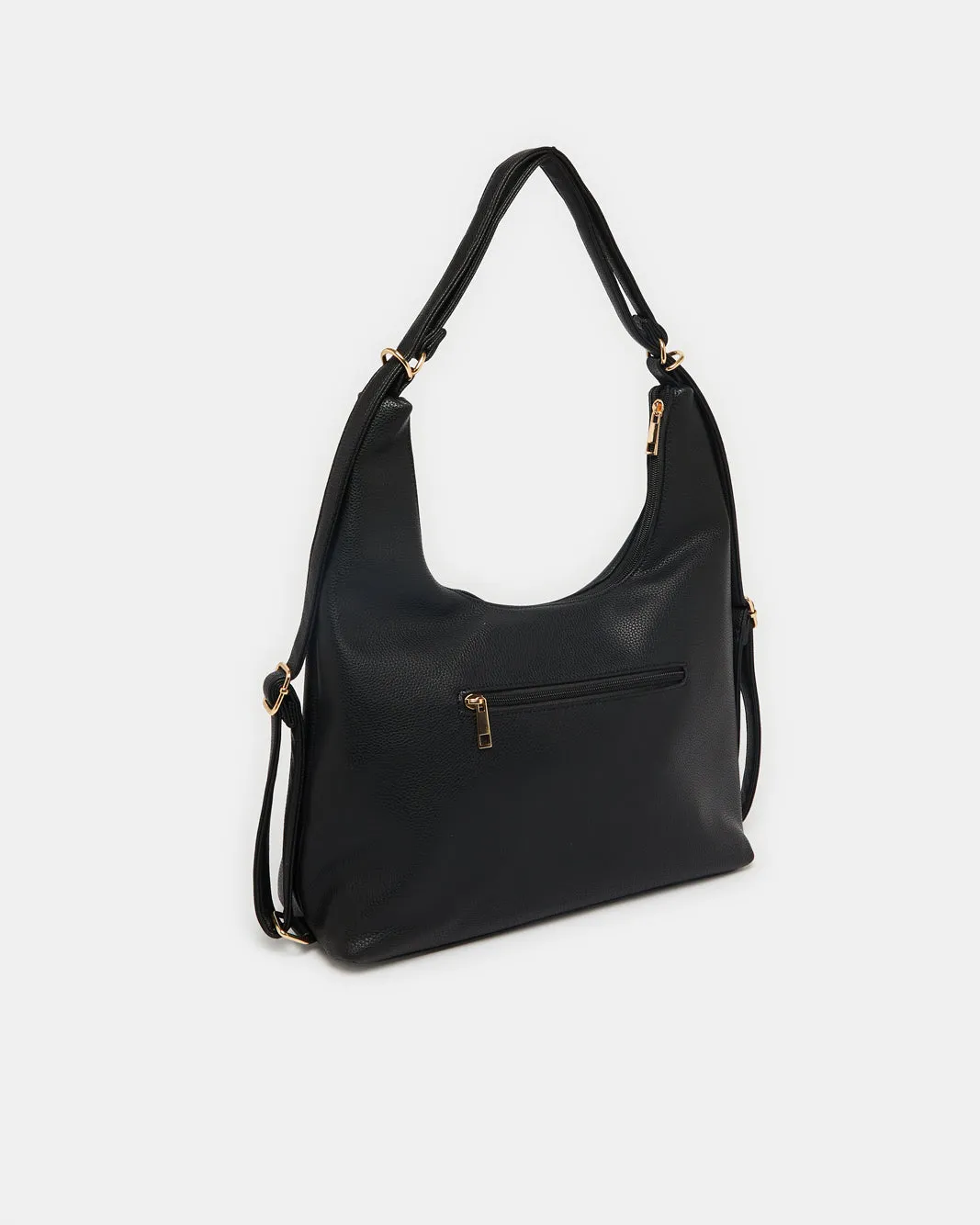 Women Black Embellished Slouch Bag sold by Redtag product image thumbnail 2
