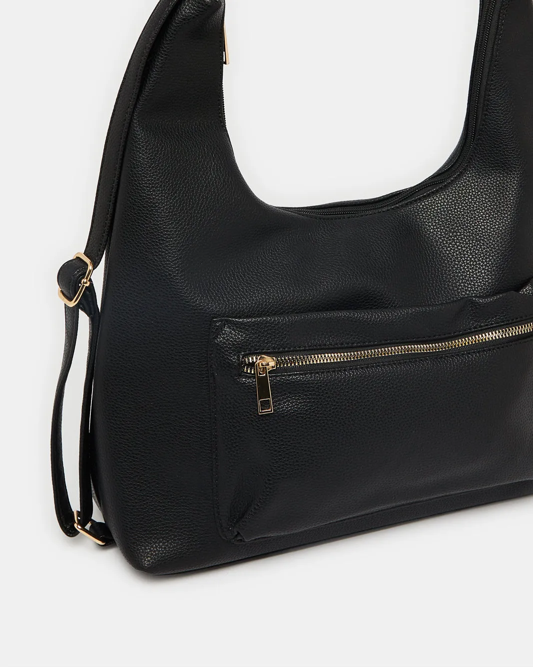 Women Black Embellished Slouch Bag sold by Redtag product image thumbnail 3