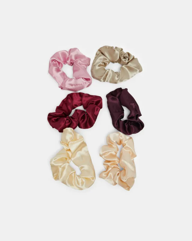 Women Assorted Scrunchy Set (6 Piece) sold by Redtag