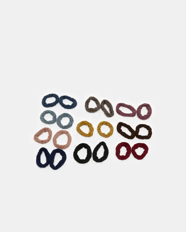 Women Assorted Plain Elastic Hair Band Set (20 Piece) sold by Redtag