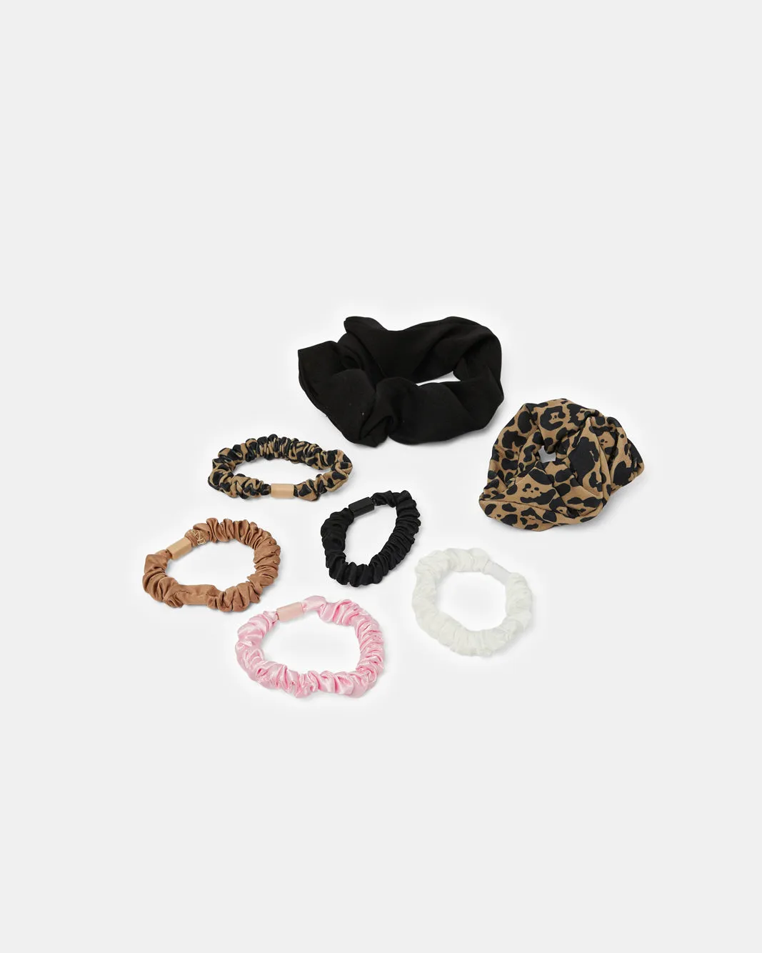 Women Assorted Plain Elastic Hair Band Set (7 Piece) sold by Redtag product image thumbnail 3