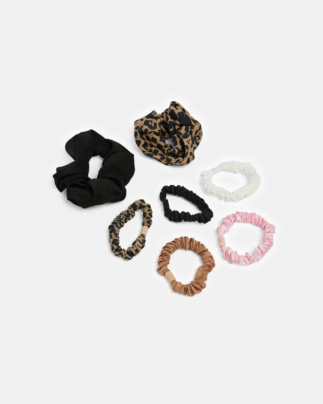 Women Assorted Plain Elastic Hair Band Set (7 Piece) sold by Redtag product image thumbnail 2