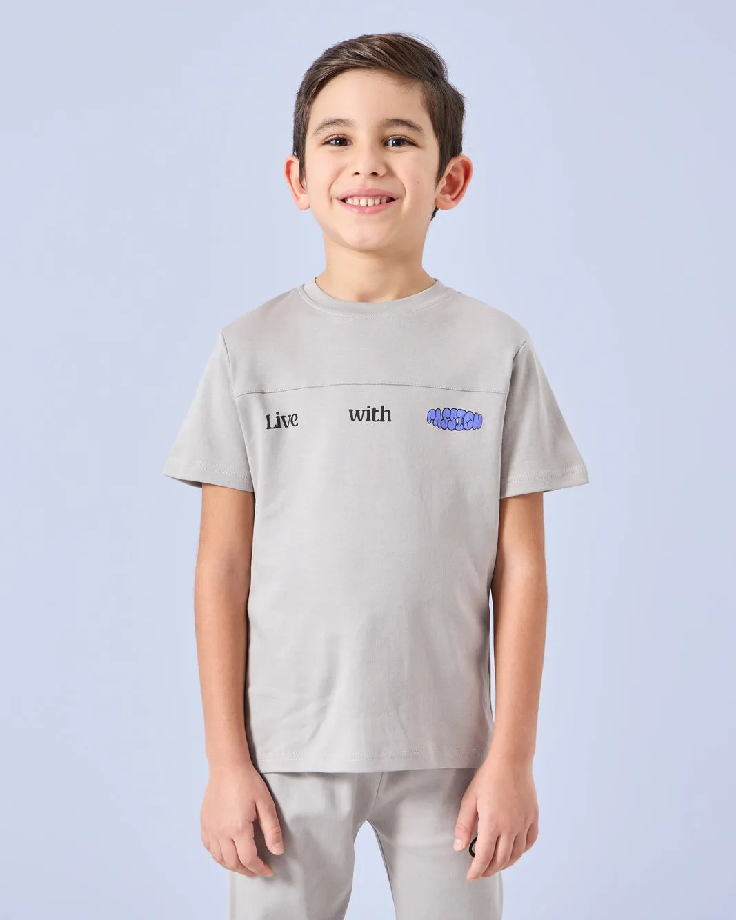 Boys Grey Printed Pyjama Set (2 Piece) sold by Redtag product image thumbnail 2