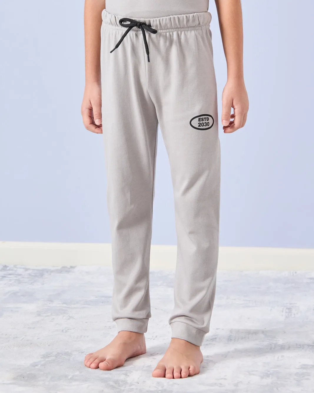 Boys Grey Printed Pyjama Set (2 Piece) sold by Redtag product image thumbnail 3