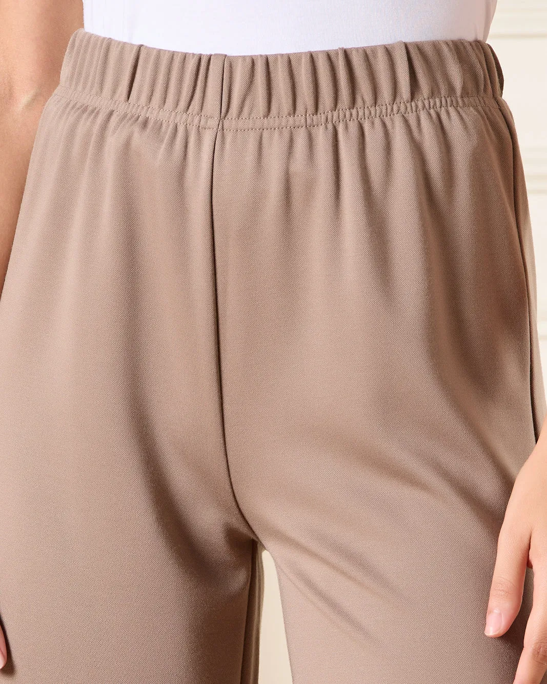 Women Brown Wide Leg Active Pants sold by Redtag product image thumbnail 4