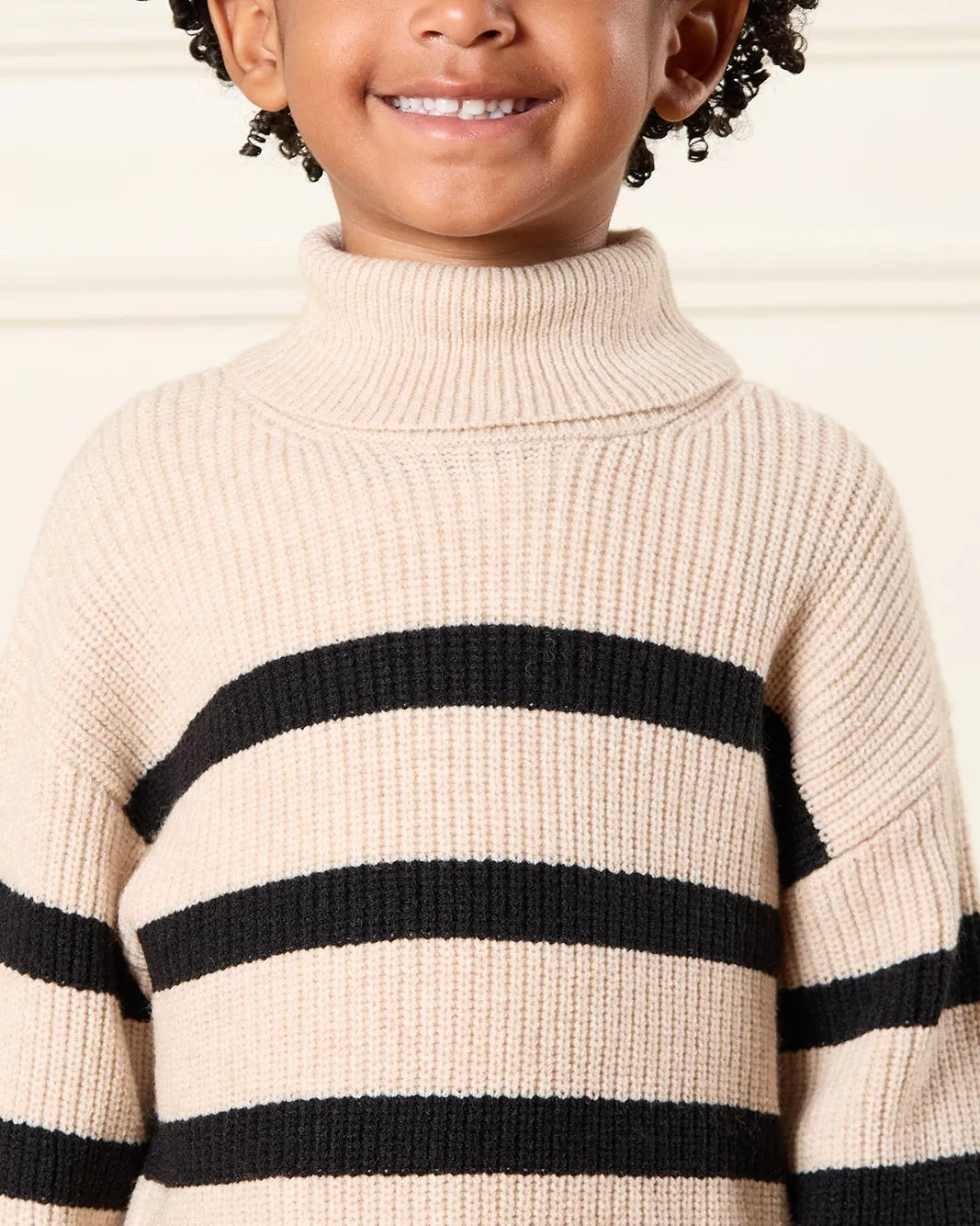 Boys Cream Striped Jumper sold by Redtag product image thumbnail 4