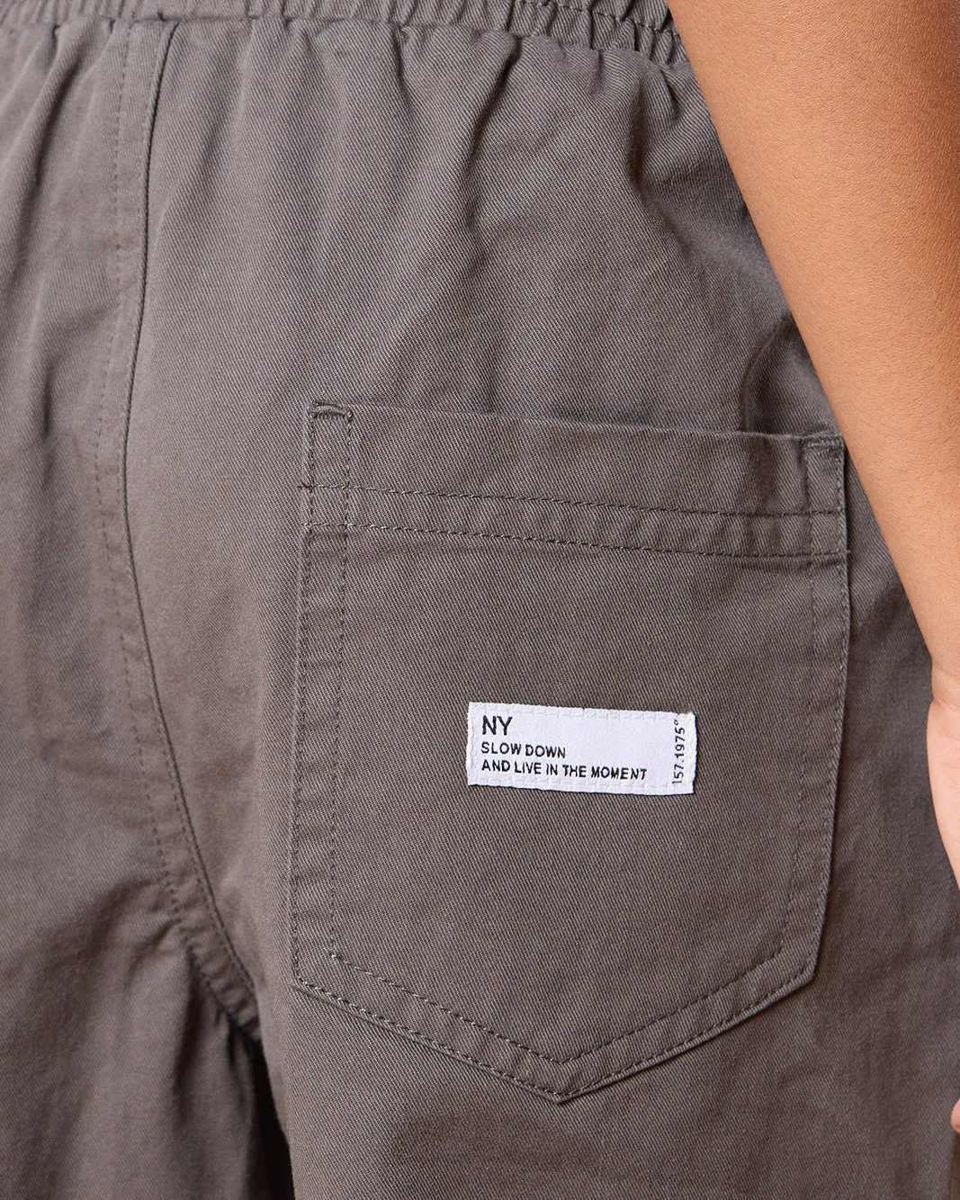 Boys Charcoal Solid Joggers sold by Redtag product image thumbnail 5