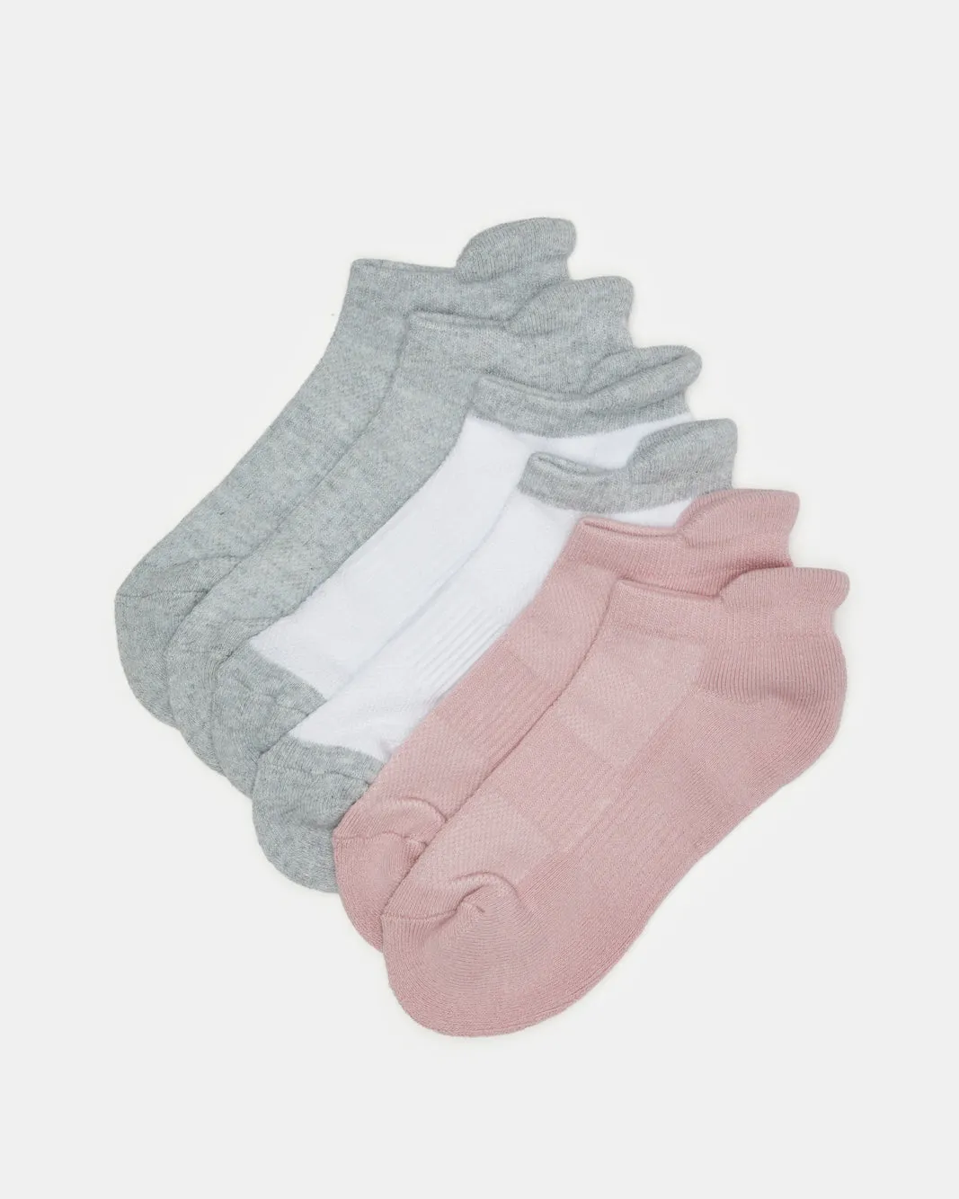 Women Assorted Ankle Length Sports Socks (3 Pairs) sold by Redtag