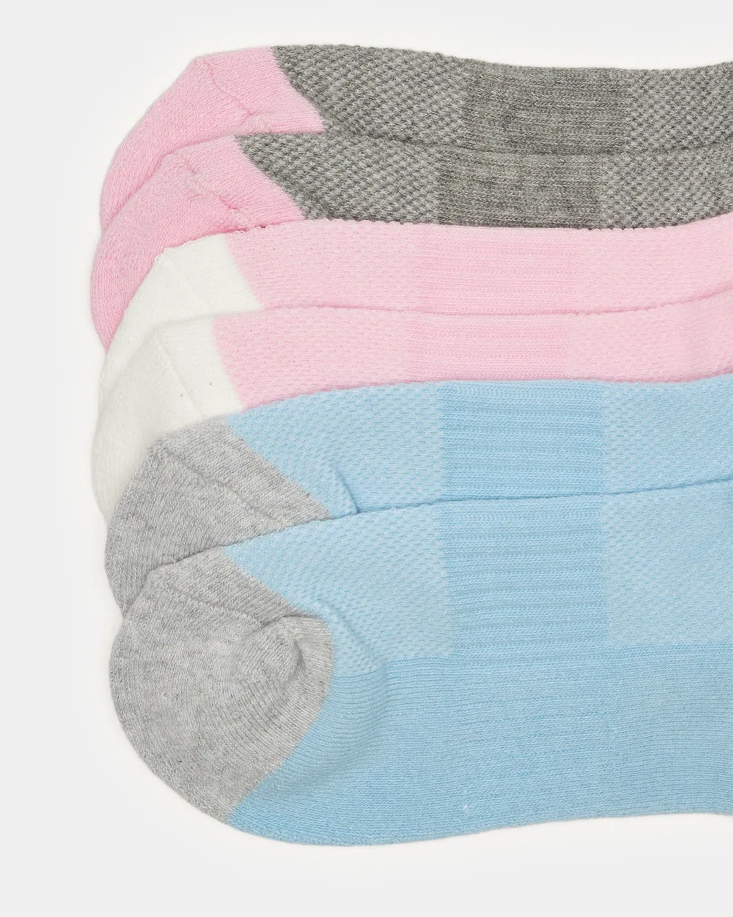 Women Assorted Ankle Length Sports Socks (3 Pairs) sold by Redtag product image thumbnail 2